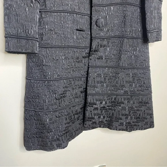 Nettie Vogues Nettie Rosenstein Vtg 60s Black Jacket Made in England Size XS-S - Picture 6 of 12